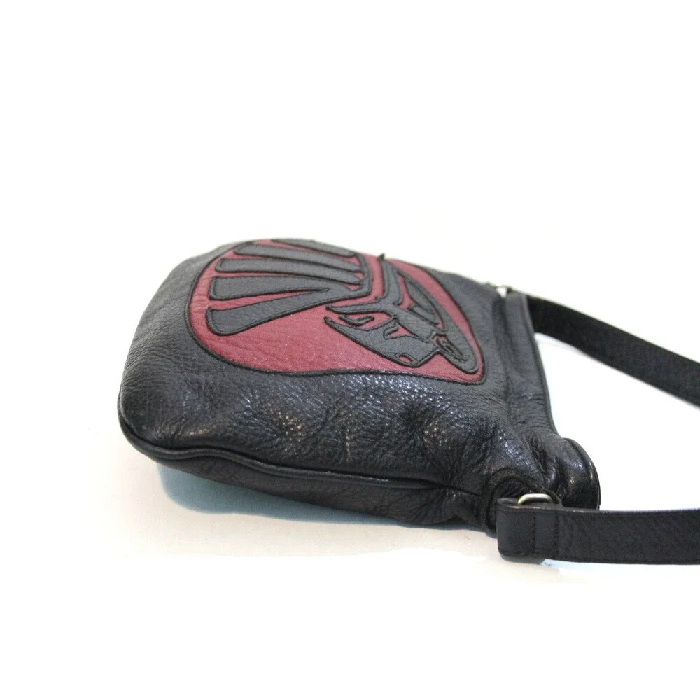 Spirit of the Wild Leather Crossbody Purse Eagle Black Red Canada Soft Bag 9